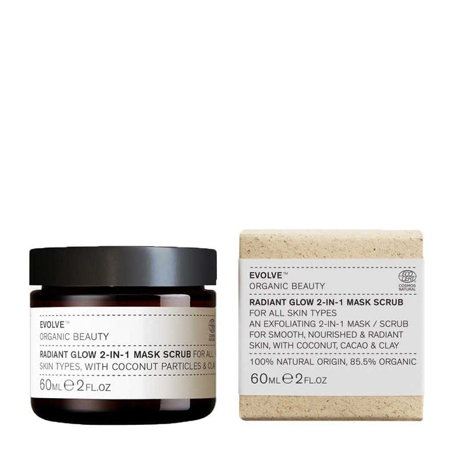 Evolve Radiant Glow 2-in-1 Mask Scrub