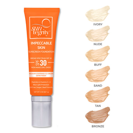 Suntegrity Impeccable Skin Sunscreen Foundation SPF 30-TAN
