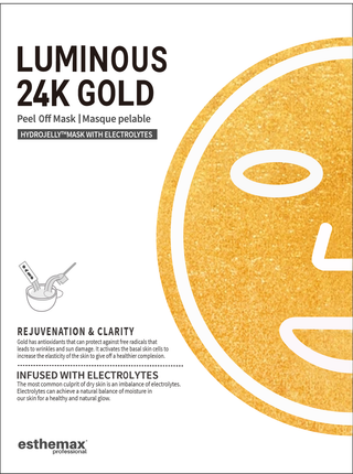 Luminous 24K Gold Hydrojelly Mask